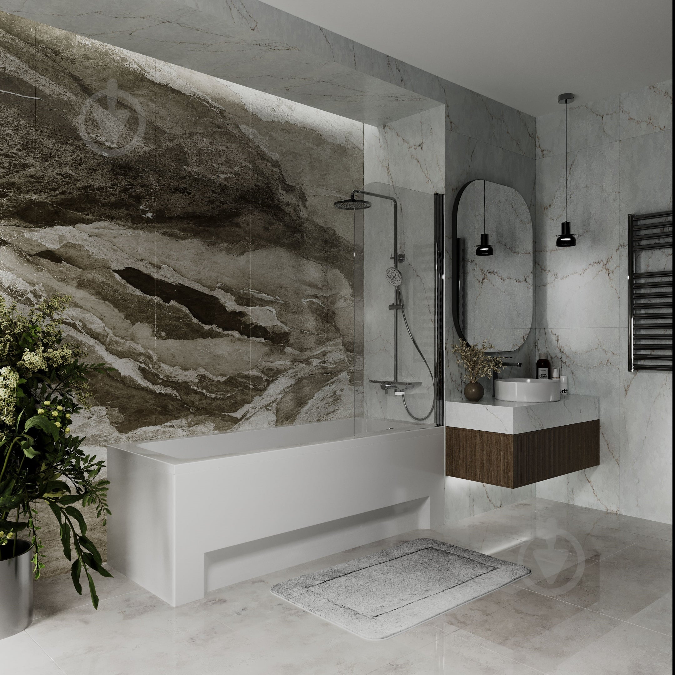Ванна акриловая Koller Pool Trend 180х70 см - фото 2