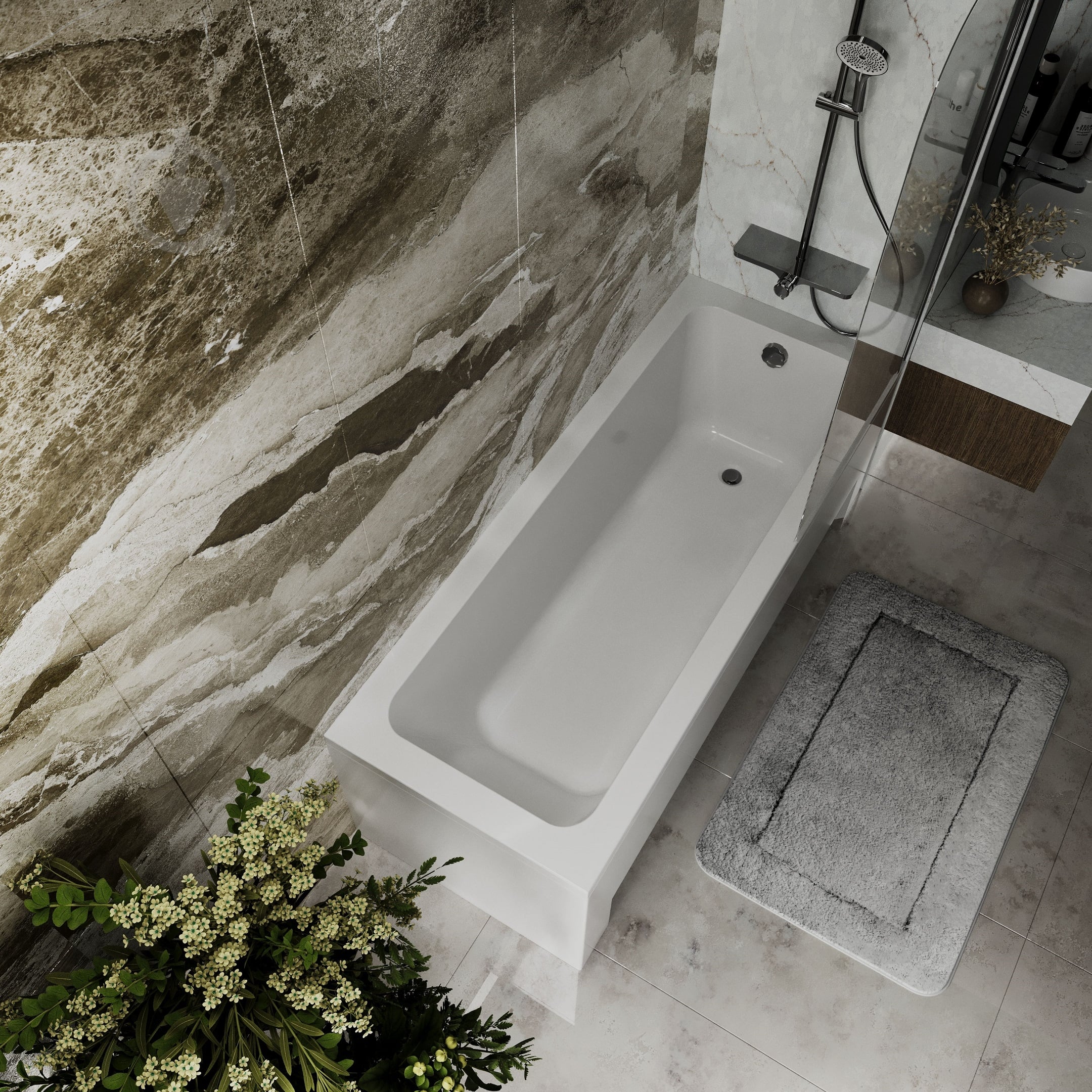Ванна акриловая Koller Pool Trend 180х70 см - фото 3