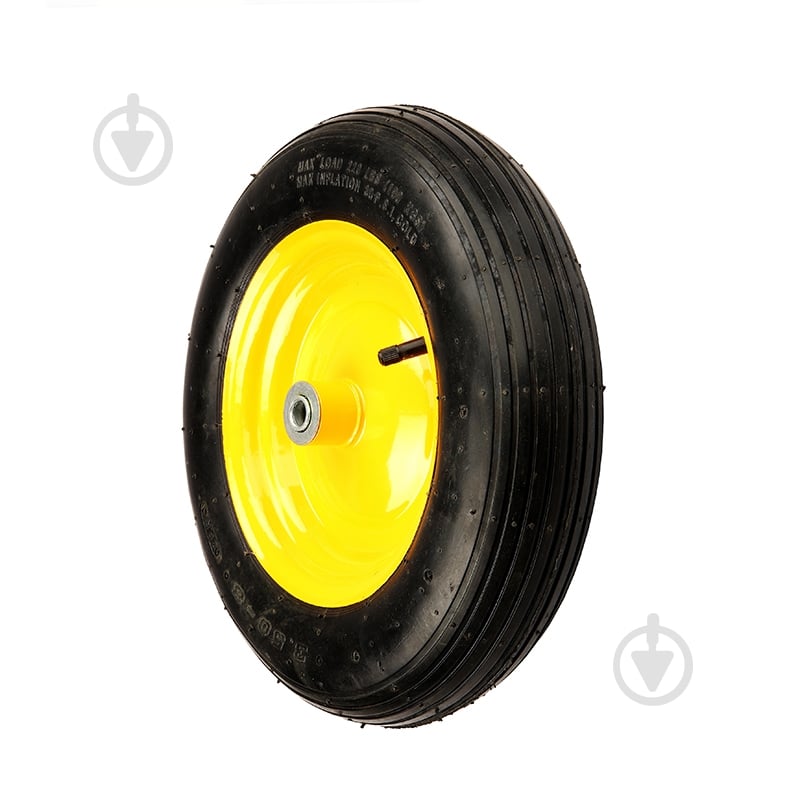 Колесо пневматическое Budmonster для тачки 3.5-8 (3.50x8) (01-012) 360 мм 7958 - фото 2 Колесо пневматическое Budmonster для тачки 3.5-8 (3.50x8) (01-012) 360 мм 7958 - фото 2