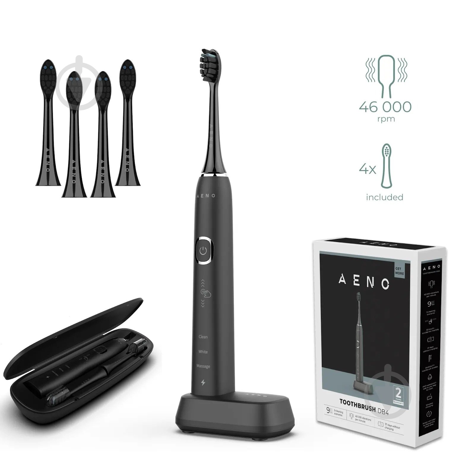 Электрическая зубная щетка AENO DB4 - фото 1