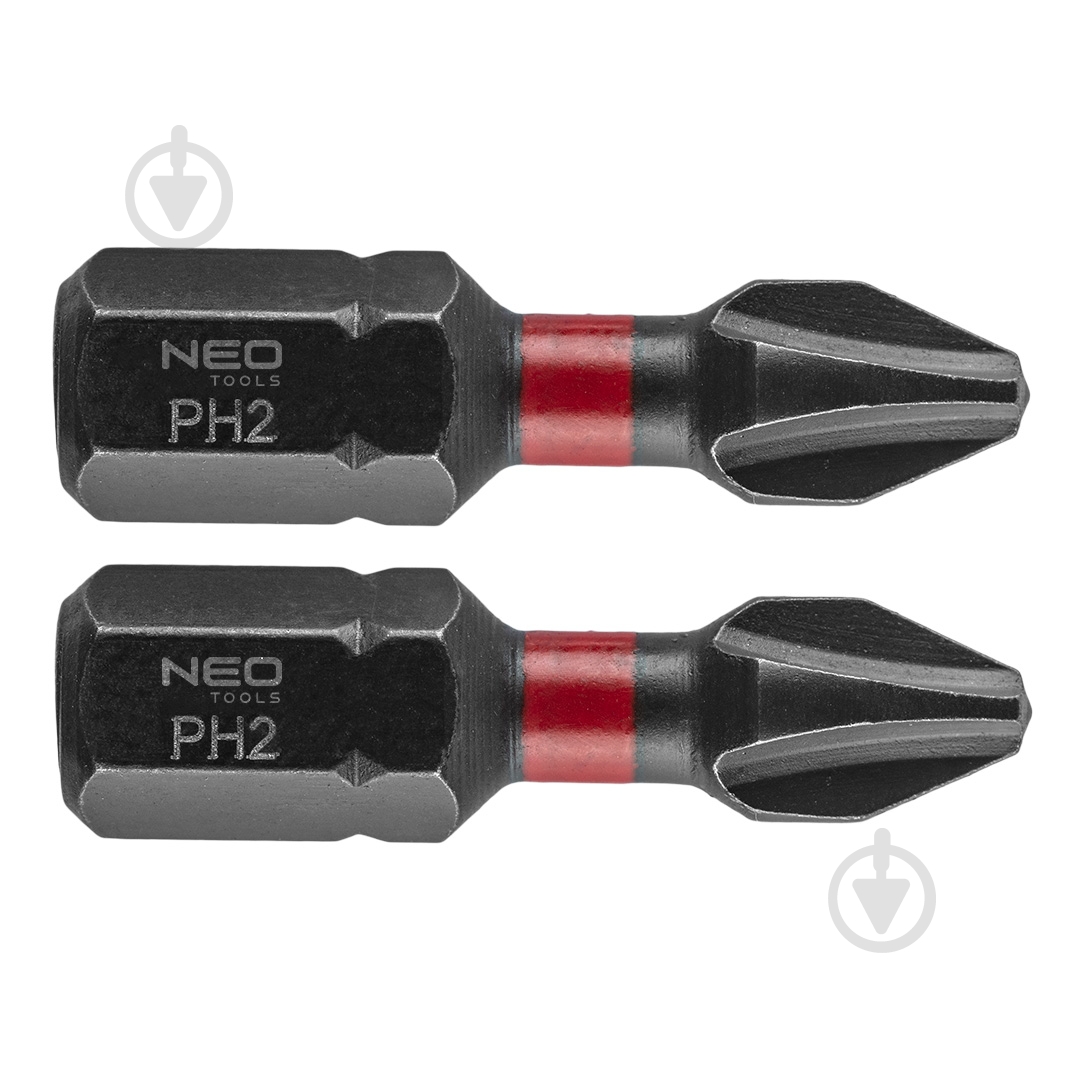 Набір біт NEO tools PH2 x 25 мм 2 шт. 2 шт. 56-501 - фото 1