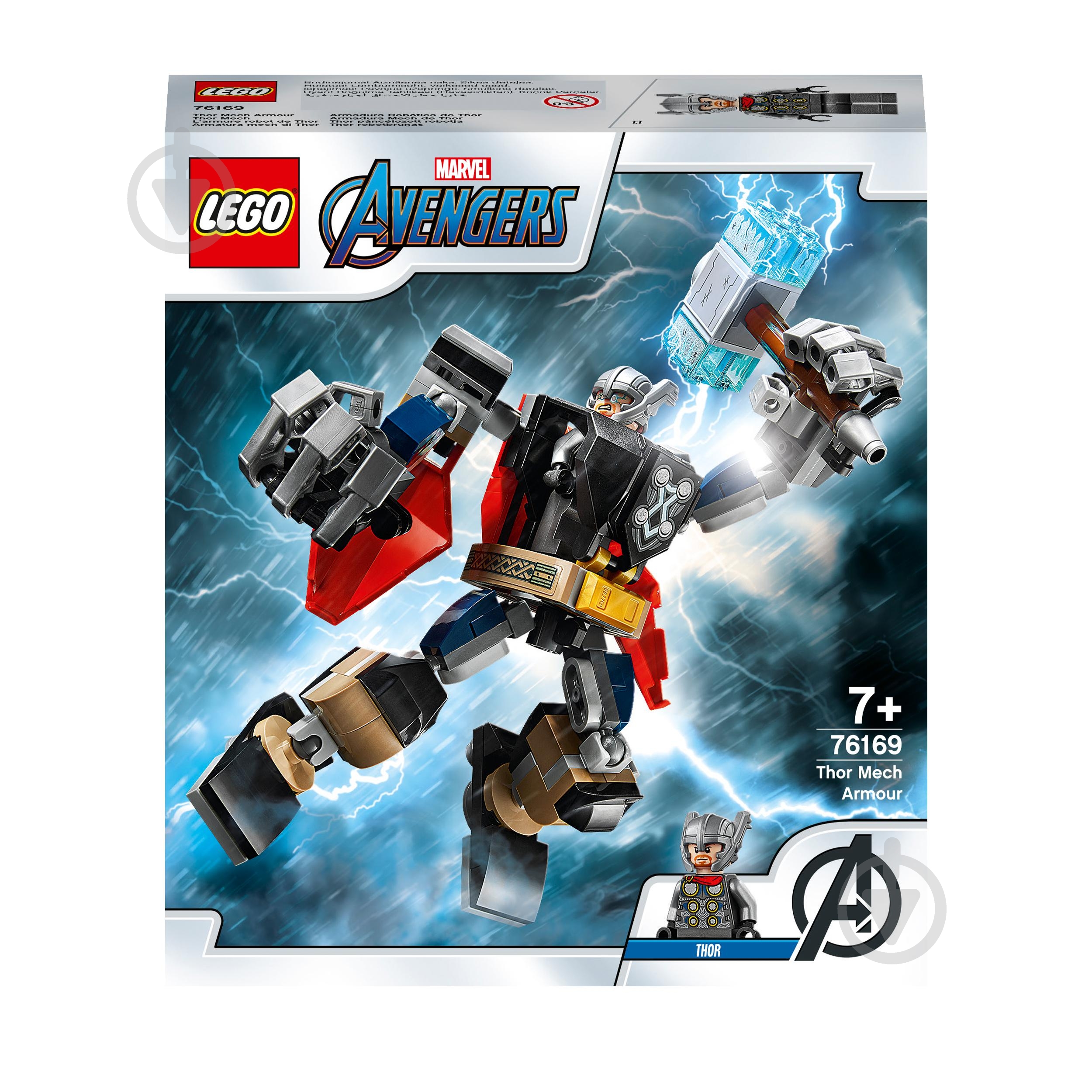 Конструктор LEGO Super Heroes Marvel Робоброня Тора 76169 - фото 1 Конструктор LEGO Super Heroes Marvel Робоброня Тора 76169 - фото 1