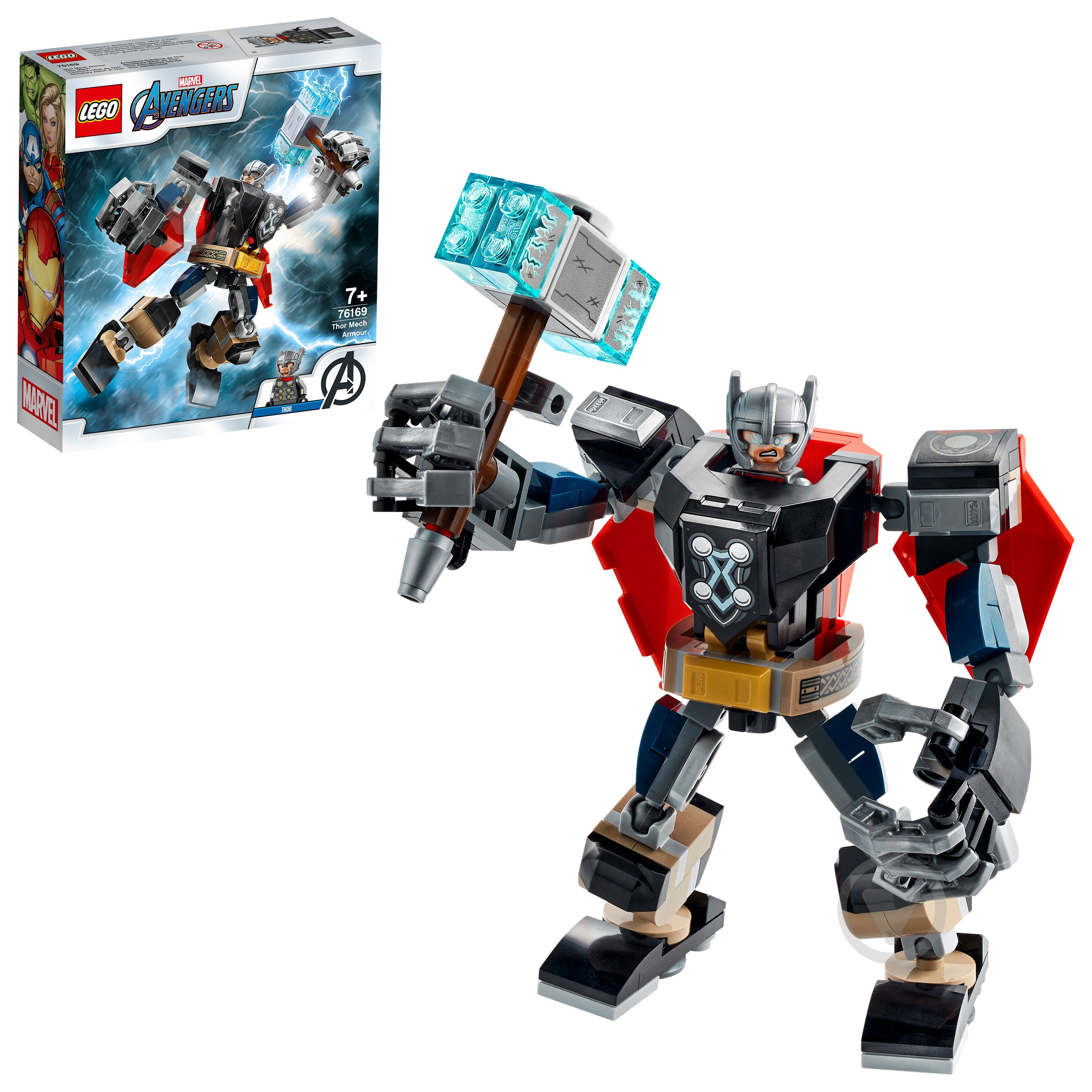 Конструктор LEGO Super Heroes Marvel Робоброня Тора 76169 - фото 7 Конструктор LEGO Super Heroes Marvel Робоброня Тора 76169 - фото 7