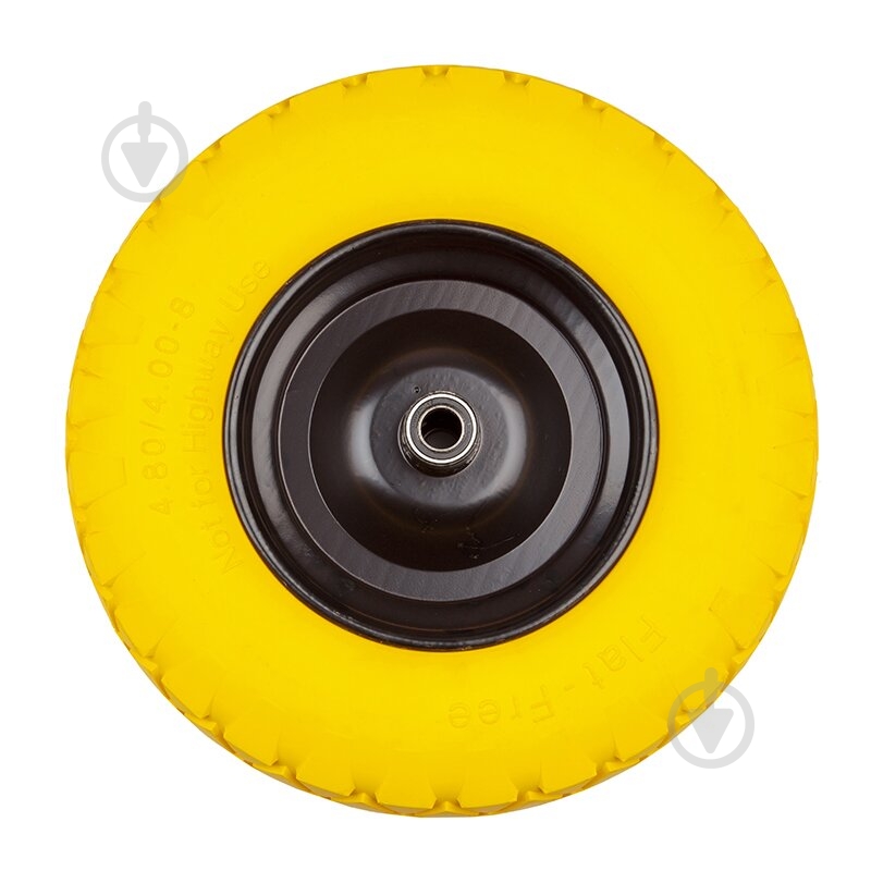 Колесо пенополиуретановое Budmonster бескамерное для тачки 4.00-8 (4.00x8) (01-058) 390 мм 84903 - фото 3 Колесо пенополиуретановое Budmonster бескамерное для тачки 4.00-8 (4.00x8) (01-058) 390 мм 84903 - фото 3