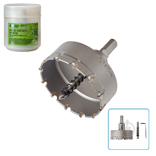 Свердло корончате Alloid 70 мм TS-10070 - фото 1 Свердло корончате Alloid 70 мм TS-10070 - фото 1