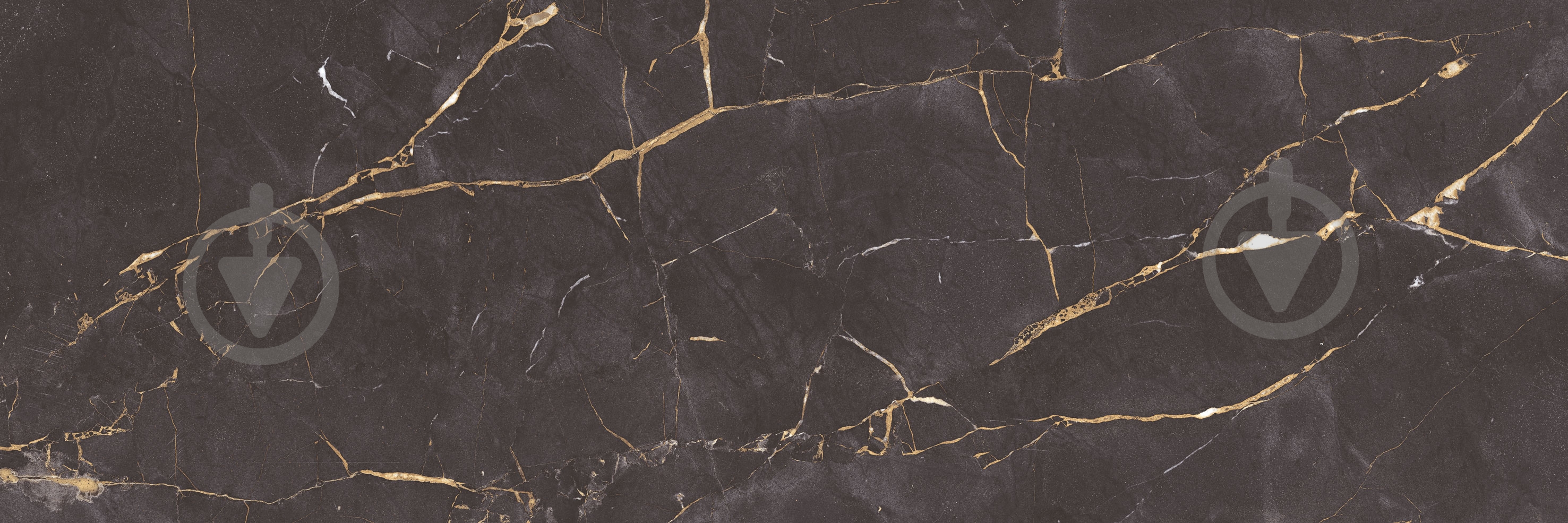 Плитка Ceramika Paradyz Supreme nero polysk 25x75 см - фото 1