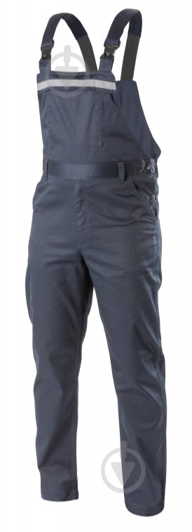Полукомбинезон рабочий HOEGERT FABIAN р. XXL HT5K305 темно-синий - фото 1