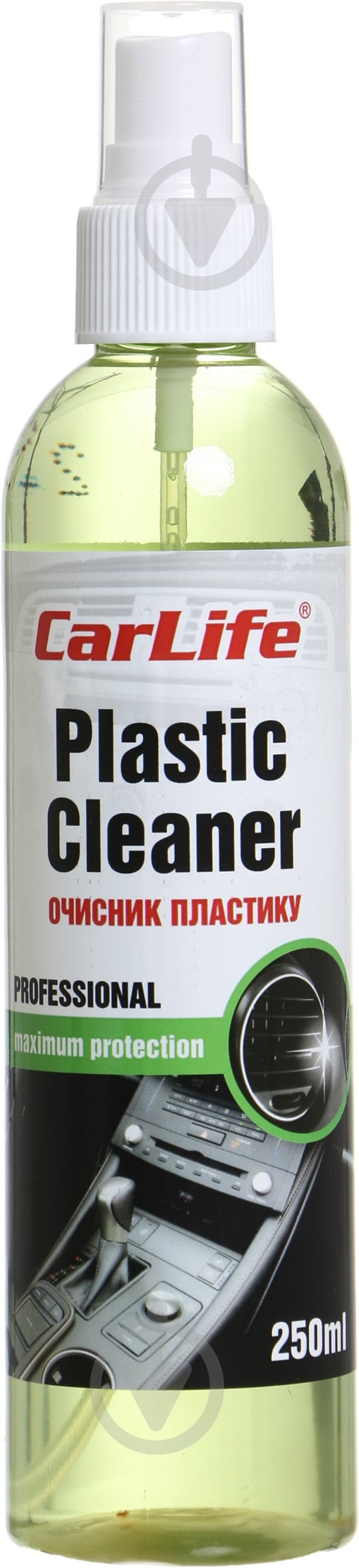 Очисник для пластику Plastic Cleaner CarLife CF030 250 мл - фото 1 Очисник для пластику Plastic Cleaner CarLife CF030 250 мл - фото 1