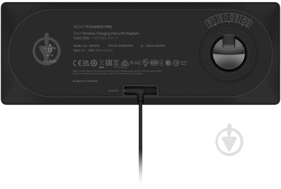 Зарядний пристрій Belkin 3in1 MagSafe - фото 6