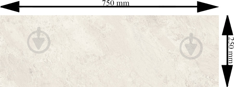 Плитка Ceramika Paradyz Supreme grys polysk 25x75 см - фото 2