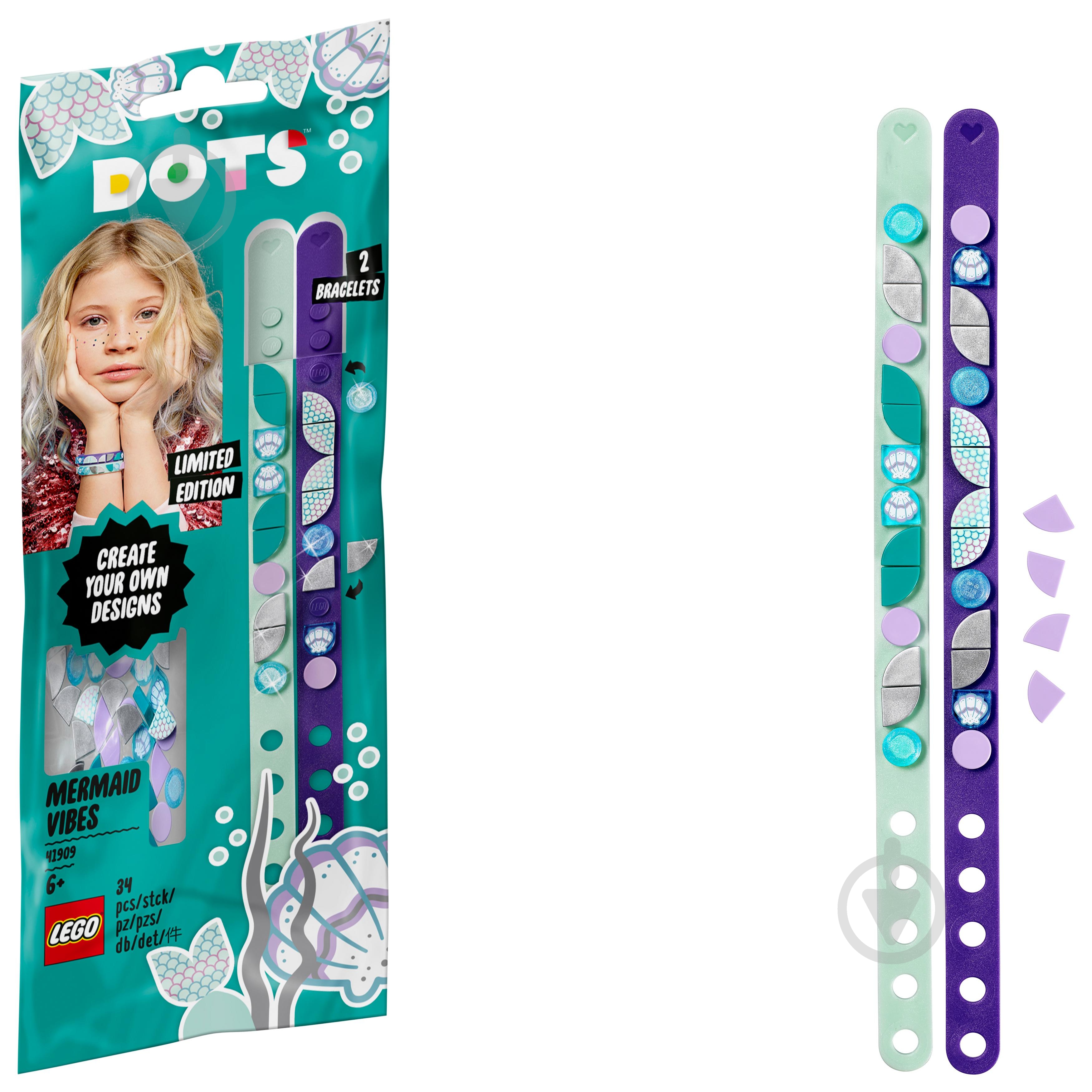 Конструктор LEGO DOTS Браслет «Русалочка» 41909 - фото 7 Конструктор LEGO DOTS Браслет «Русалочка» 41909 - фото 7