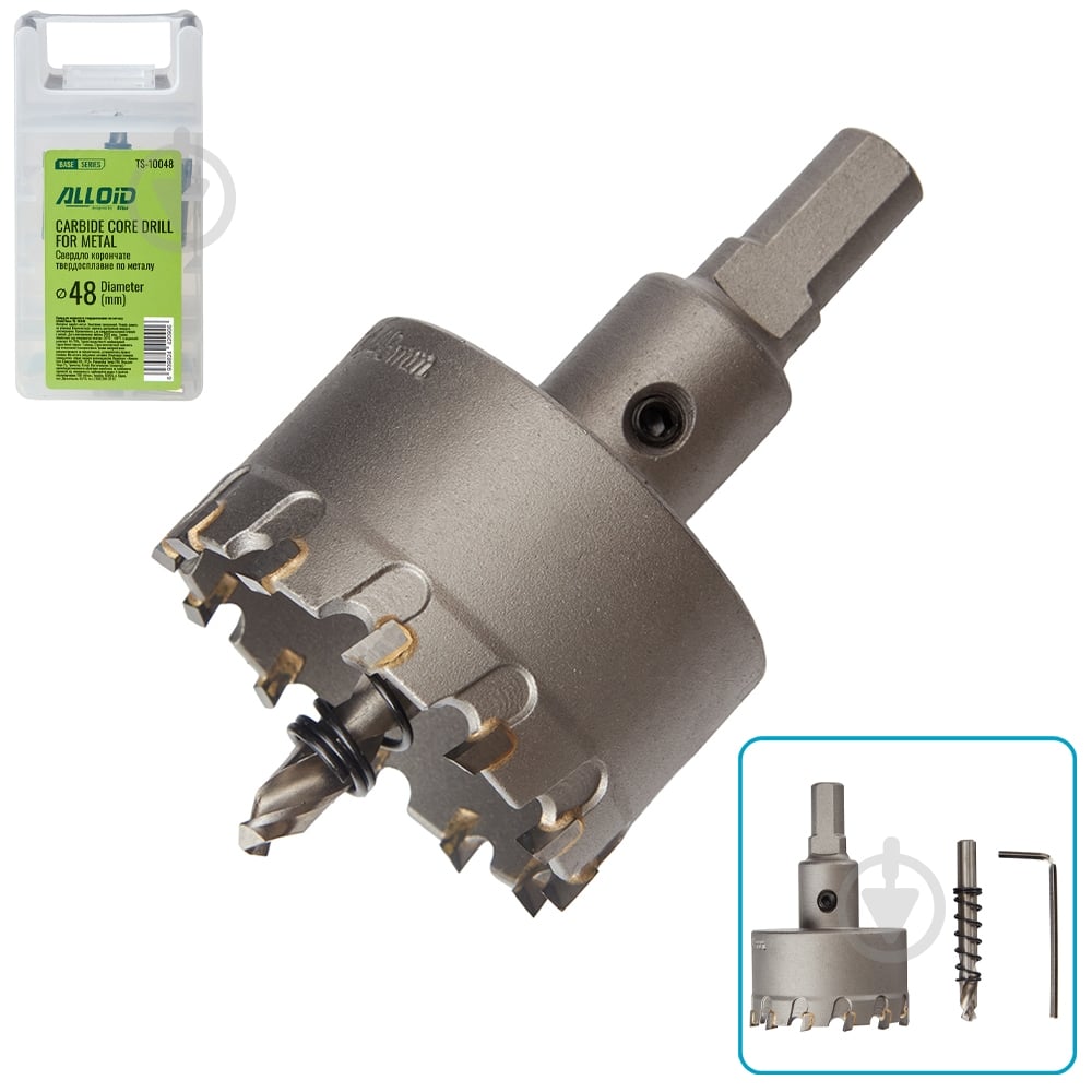 Свердло корончате Alloid 48 мм TS-10048 - фото 1 Свердло корончате Alloid 48 мм TS-10048 - фото 1