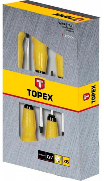 Набор отверток ударных Topex 39D504 - фото 2