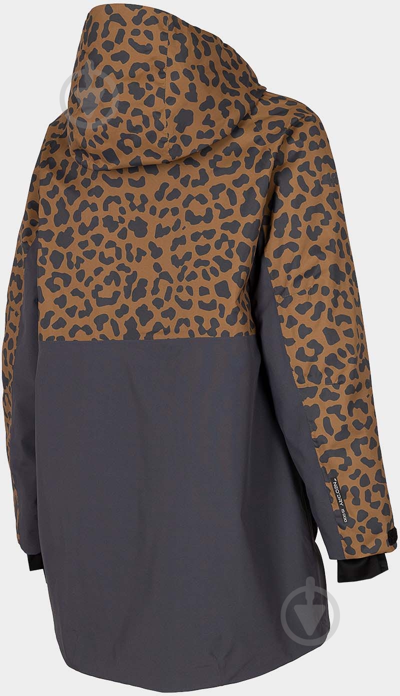 Куртка женская демисезонная 4F WOSNOWBOARD JACKET KUDS002 H4Z22-KUDS002-81A р.M коричневая - фото 5 Куртка женская демисезонная 4F WOSNOWBOARD JACKET KUDS002 H4Z22-KUDS002-81A р.M коричневая - фото 5