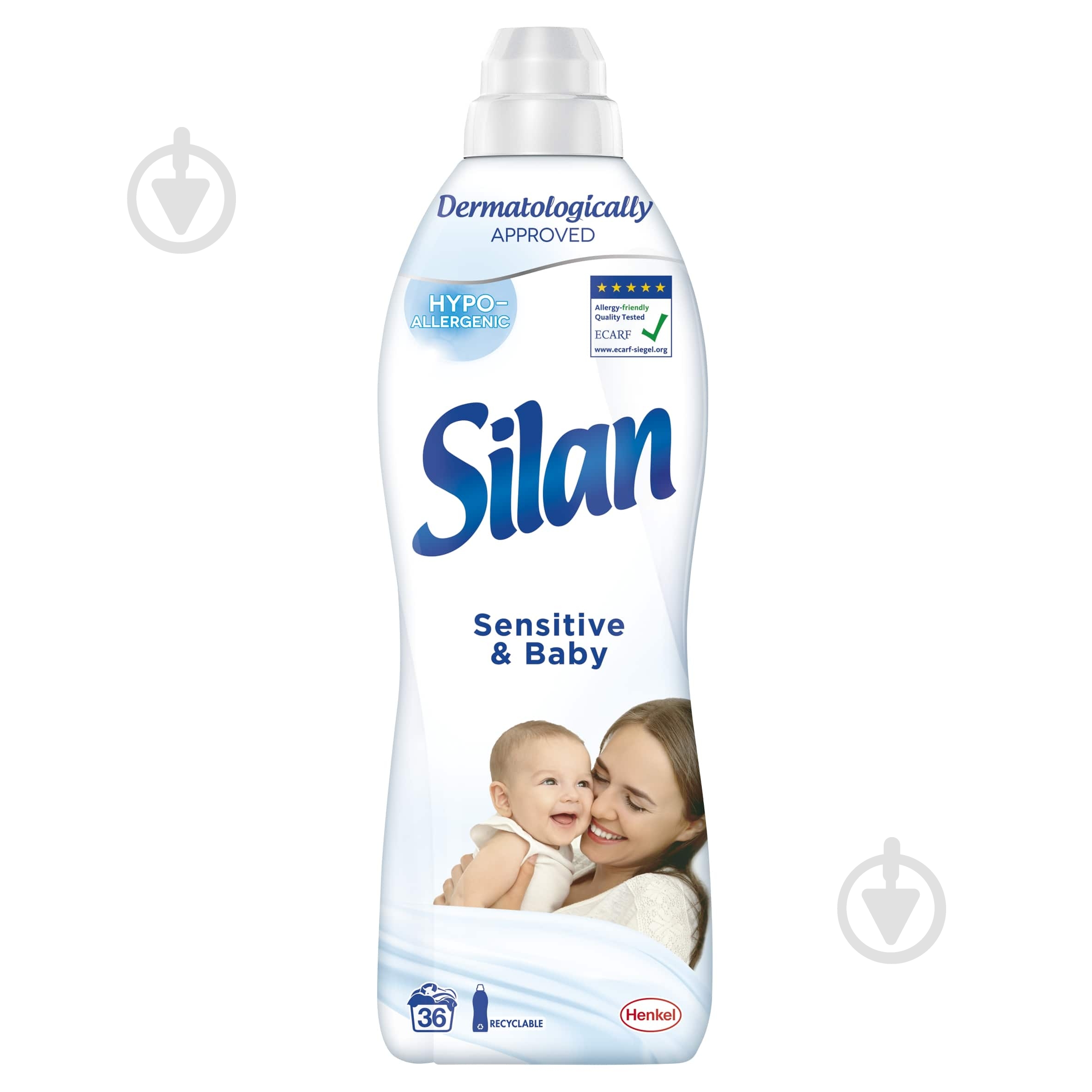 Кондиціонер-ополіскувач Silan Sensitive & Baby 0,9 л - фото 1