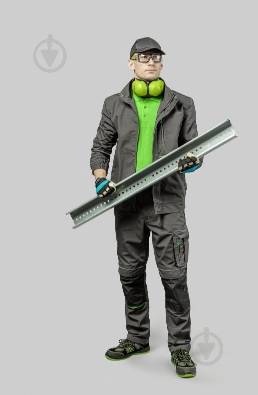 Куртка рабочая HOEGERT LEMBERG р. S HT5K800 темно-серый - фото 4 Куртка рабочая HOEGERT LEMBERG р. S HT5K800 темно-серый - фото 4