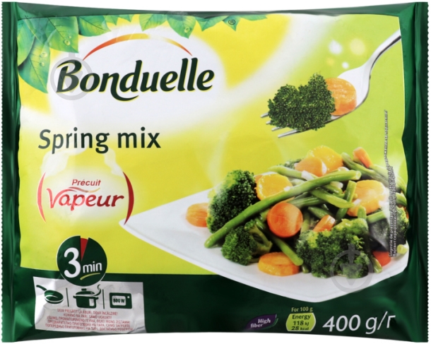 Овочі заморожені Bonduelle Spring mix 400 г - фото 1