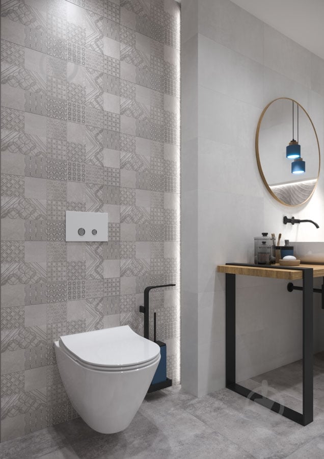 Плитка Ceramika Paradyz Phonique bianco 30x60 см - фото 3