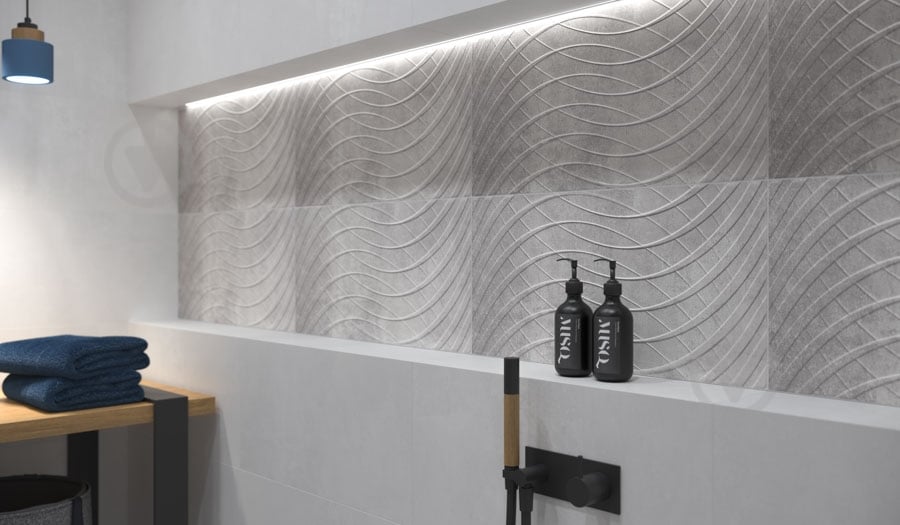 Плитка Ceramika Paradyz Phonique bianco 30x60 см - фото 4