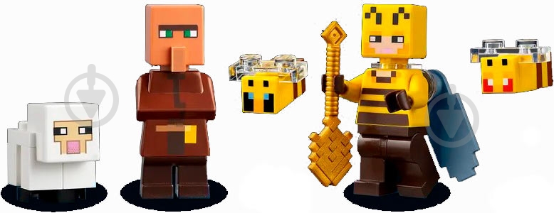 Конструктор LEGO Minecraft Пасека 21165 - фото 16 Конструктор LEGO Minecraft Пасека 21165 - фото 16