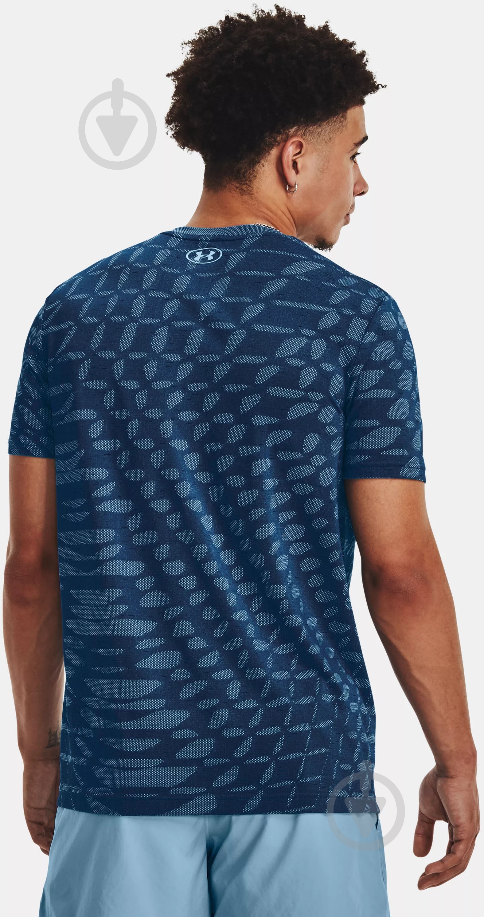 Футболка Under Armour UA SEAMLESS NOVELTY SS 1379281-426 р.M синий - фото 2 Футболка Under Armour UA SEAMLESS NOVELTY SS 1379281-426 р.M синий - фото 2
