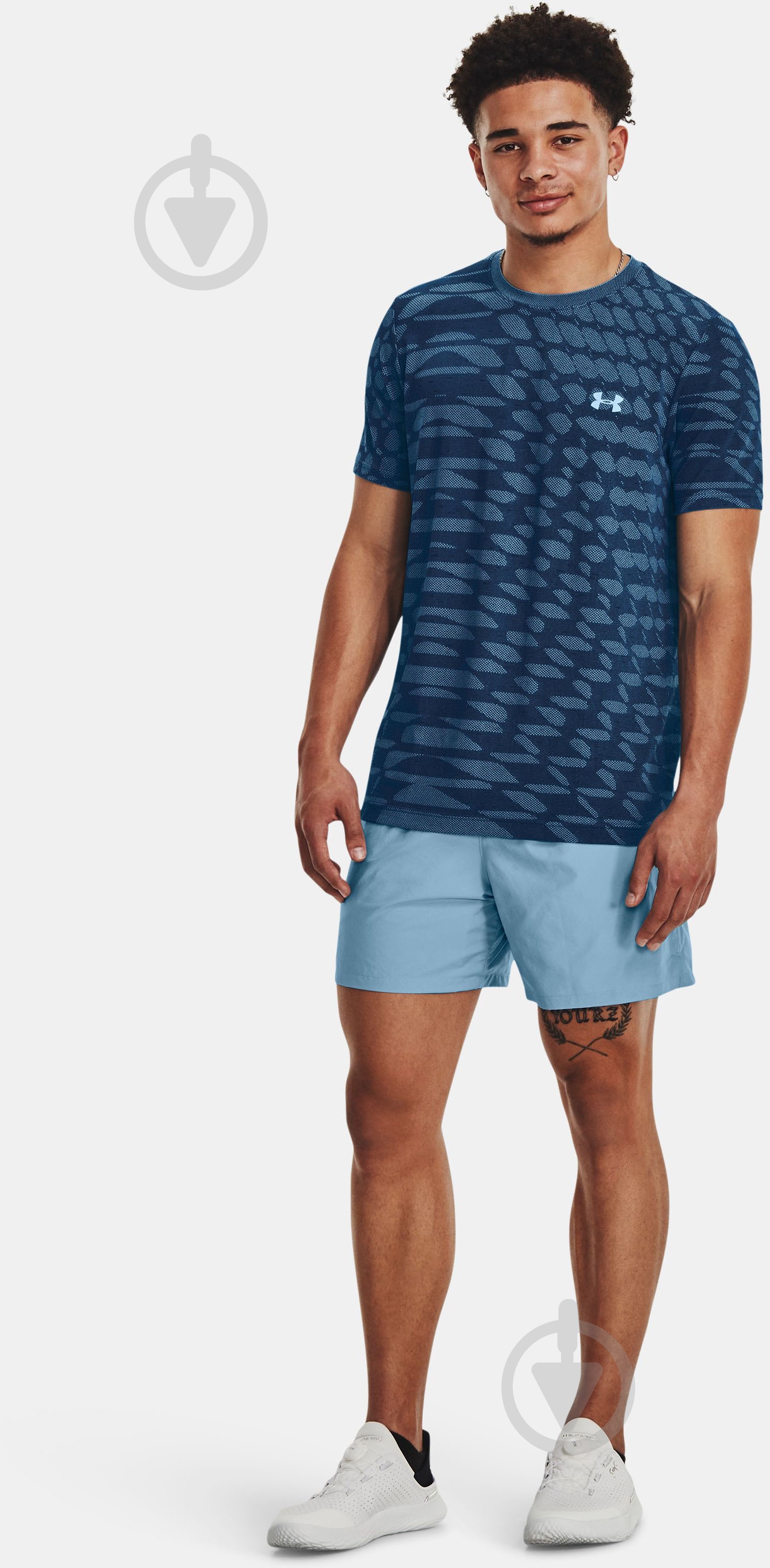 Футболка Under Armour UA SEAMLESS NOVELTY SS 1379281-426 р.M синий - фото 3 Футболка Under Armour UA SEAMLESS NOVELTY SS 1379281-426 р.M синий - фото 3