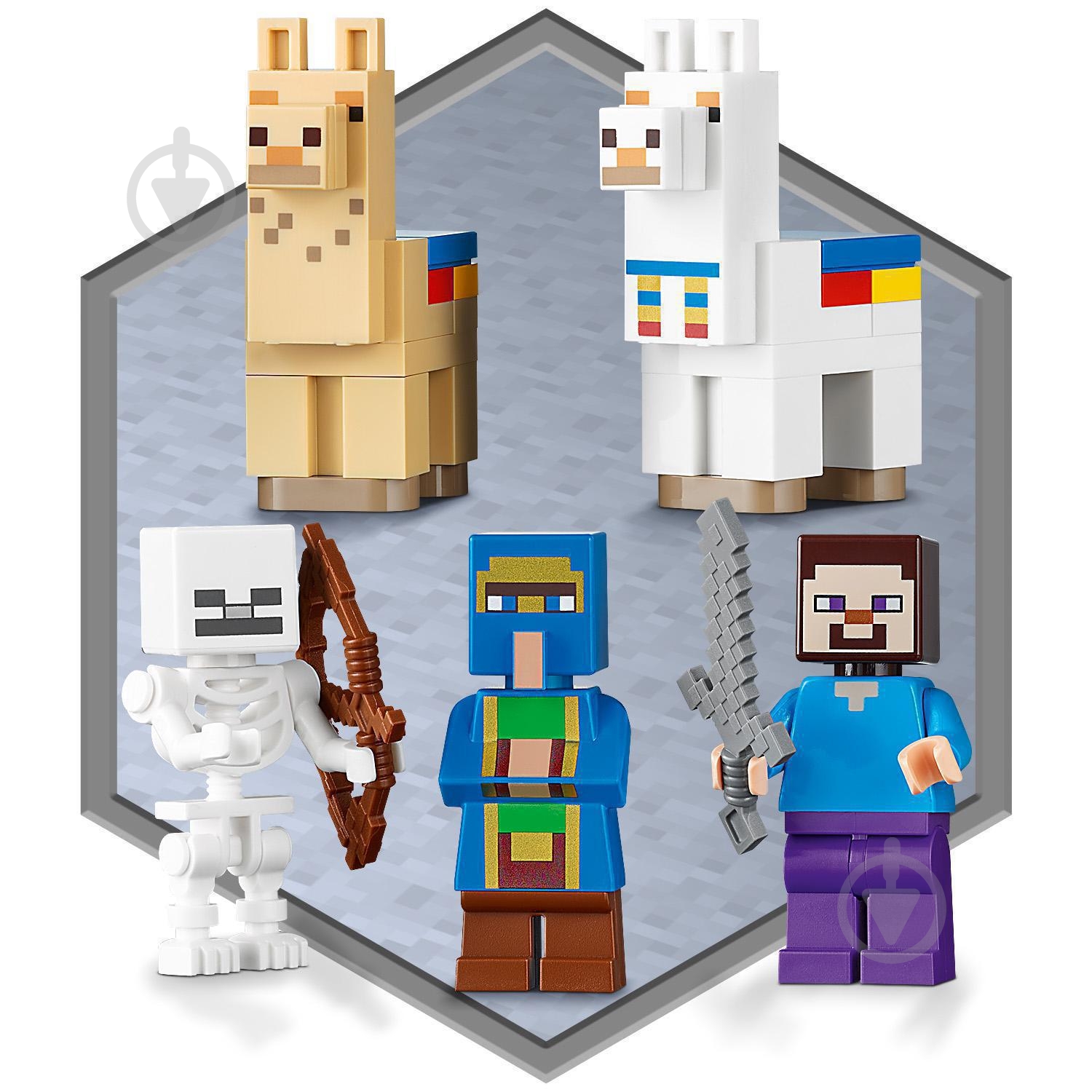 Конструктор LEGO Minecraft The Trading Post Торговый пост 21167 - фото 3