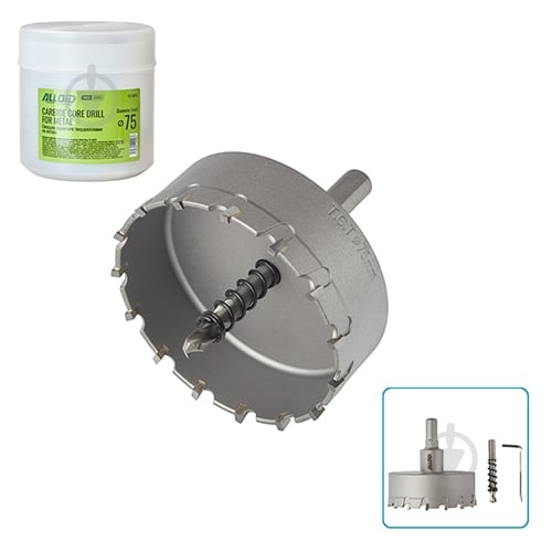 Свердло корончате Alloid 75 мм TS-10075 - фото 1 Свердло корончате Alloid 75 мм TS-10075 - фото 1