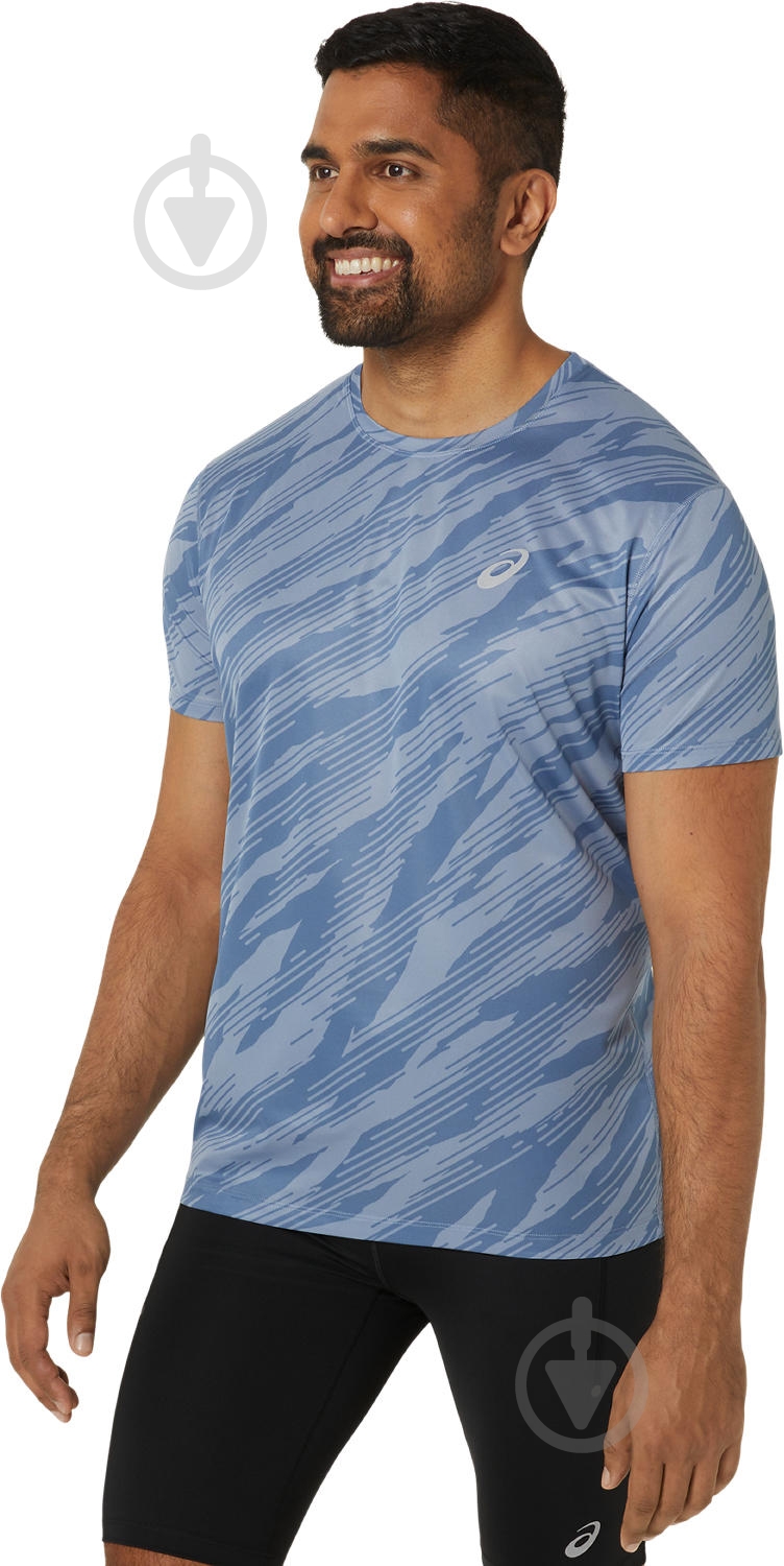 Футболка Asics CORE ALL OVER PRINT SS TOP 2011C646_401 р.2XL синий - фото 2