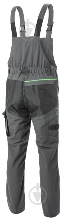 Полукомбинезон рабочий HOEGERT LEMBERG р. L HT5K801 темно-серый - фото 2 Полукомбинезон рабочий HOEGERT LEMBERG р. L HT5K801 темно-серый - фото 2