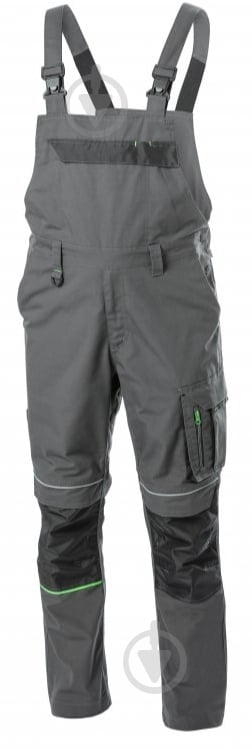 Полукомбинезон рабочий HOEGERT LEMBERG р. XXL HT5K801 темно-серый - фото 1 Полукомбинезон рабочий HOEGERT LEMBERG р. XXL HT5K801 темно-серый - фото 1