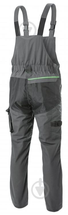Полукомбинезон рабочий HOEGERT LEMBERG р. XXL HT5K801 темно-серый - фото 2 Полукомбинезон рабочий HOEGERT LEMBERG р. XXL HT5K801 темно-серый - фото 2