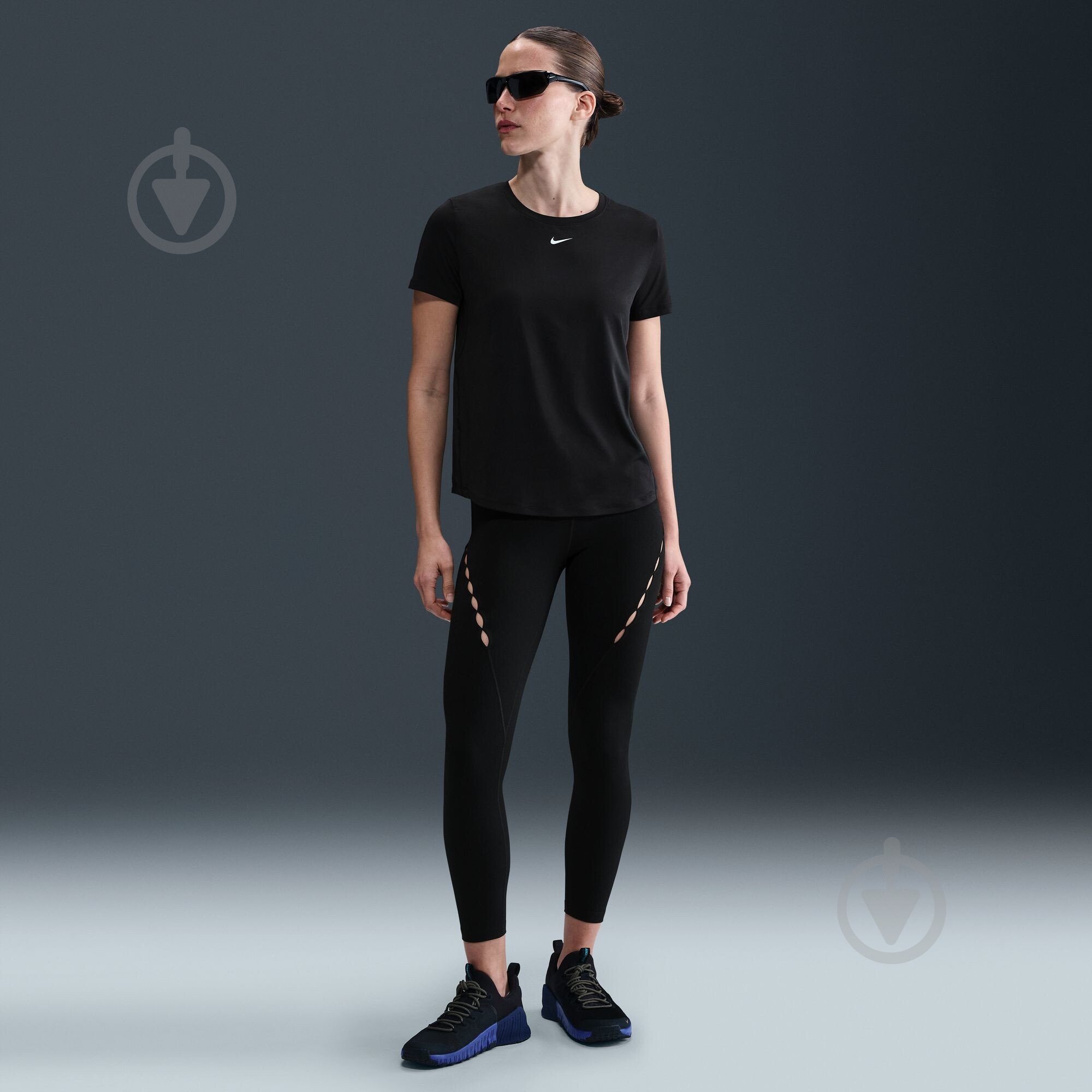 Футболка Nike W NK ONE CLASSIC DF SS TOP WT IB9408-010 р.L черный - фото 8 Футболка Nike W NK ONE CLASSIC DF SS TOP WT IB9408-010 р.L черный - фото 8