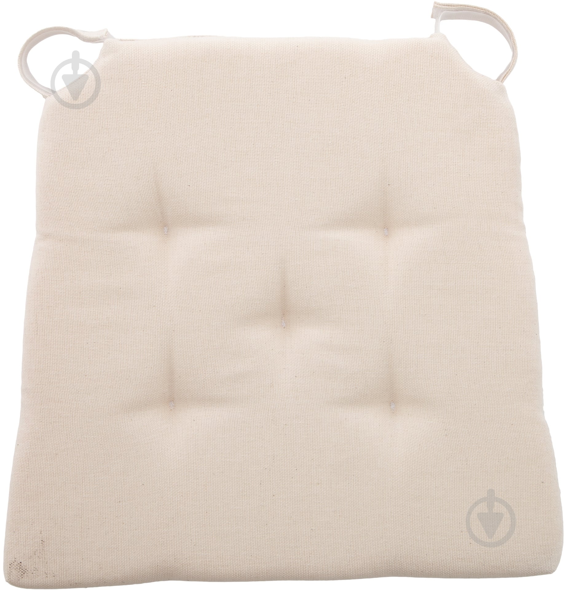 Подушка на стул Серия I 40х42х4 см лен - фото 1