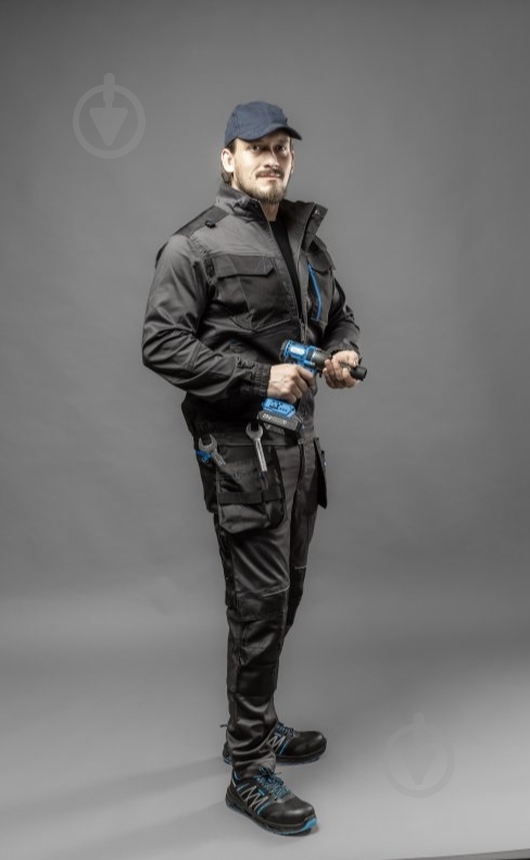 Куртка рабочая HOEGERT WURNITZ р. S HT5K814 темно-серый - фото 4 Куртка рабочая HOEGERT WURNITZ р. S HT5K814 темно-серый - фото 4