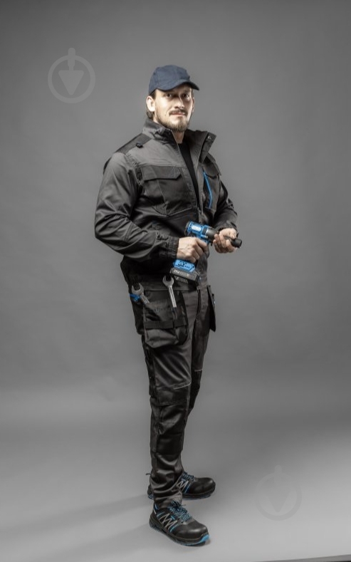 Куртка рабочая HOEGERT WURNITZ р. XL HT5K814 темно-серый - фото 4 Куртка рабочая HOEGERT WURNITZ р. XL HT5K814 темно-серый - фото 4