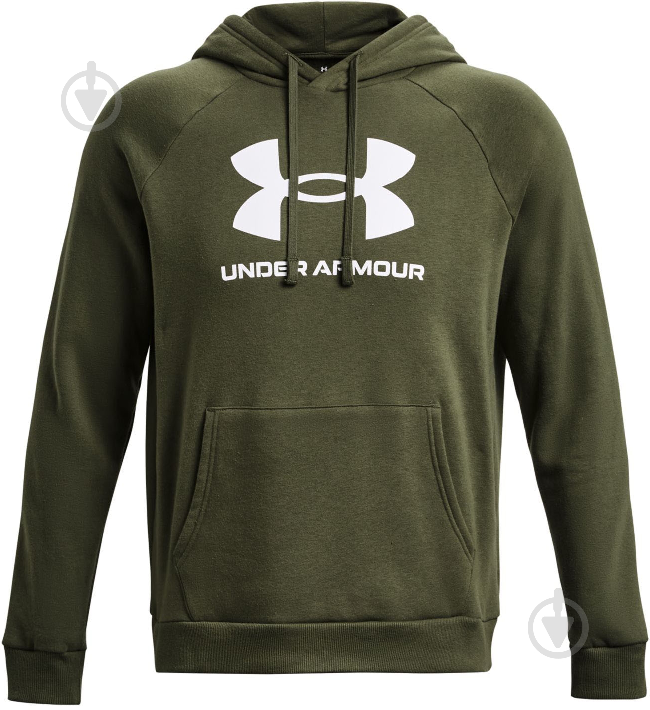 Джемпер Under Armour UA RIVAL FLEECE LOGO HD 1379758-390 р.S-M зеленый - фото 4