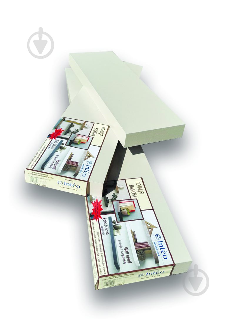 Полка книжная Inteo Лайн 1000x200x50 мм кашемир - фото 2 Полка книжная Inteo Лайн 1000x200x50 мм кашемир - фото 2