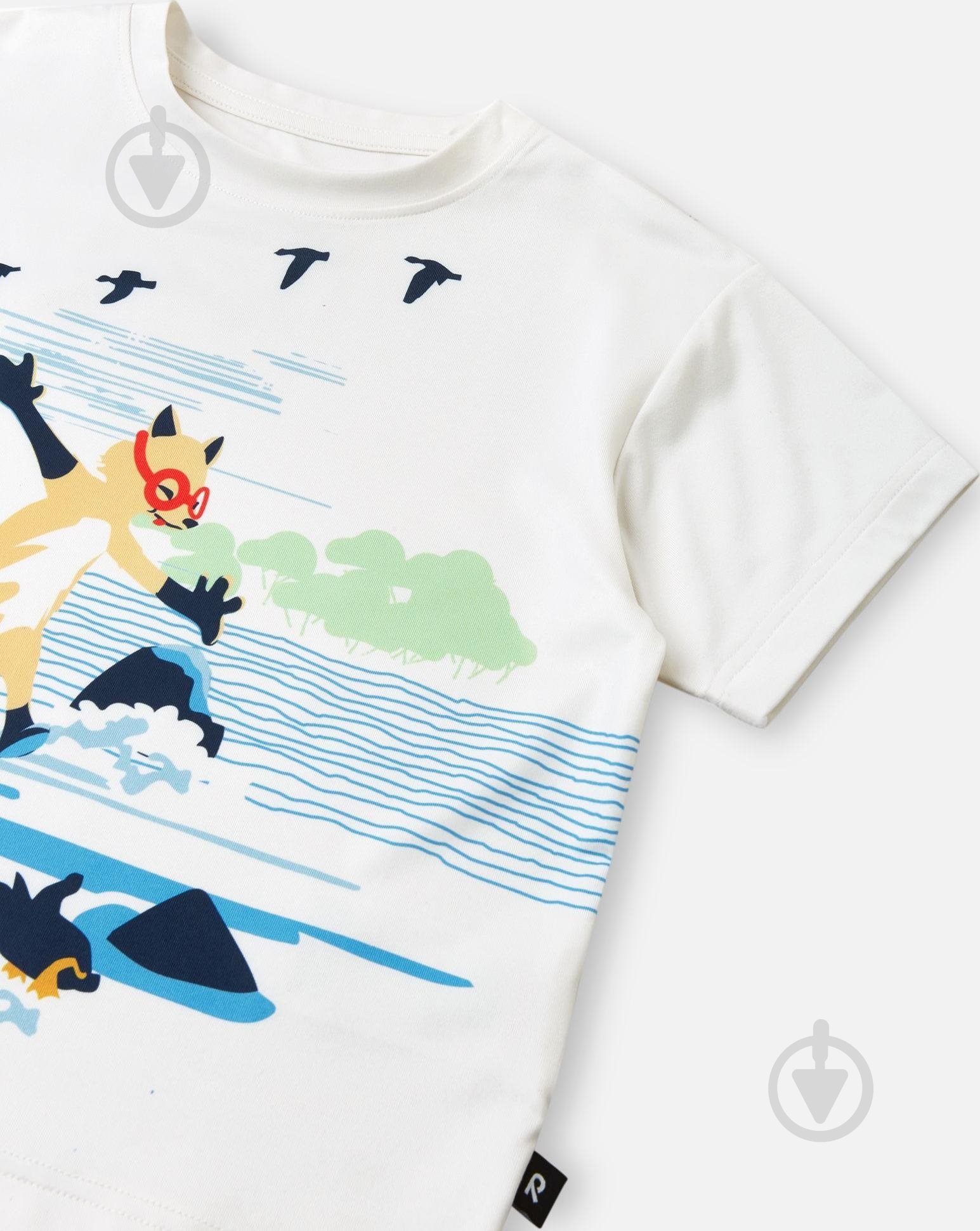 Футболка Reima Siirto р.116 білий 5200351A-011C - фото 3 Футболка Reima Siirto р.116 білий 5200351A-011C - фото 3