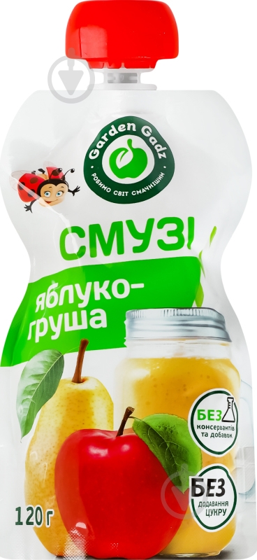 Смузи Gadz яблочно-грушевое 120 г - фото 2 Смузи Gadz яблочно-грушевое 120 г - фото 2