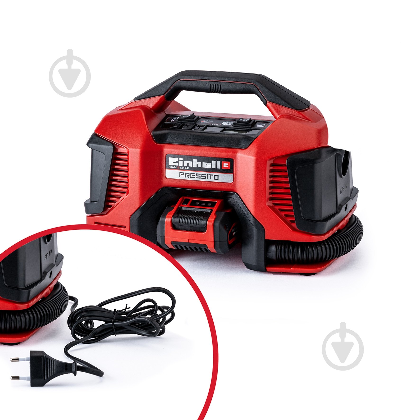 Компресор автомобільний Einhell X-Change PRESSITO - фото 6