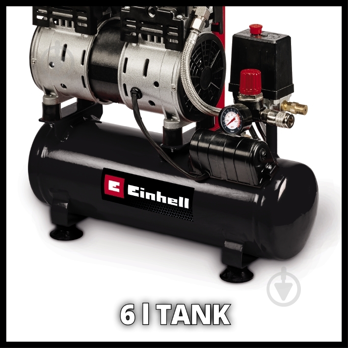 Компресор Einhell TE-AC 6 Silent 4020600 - фото 6
