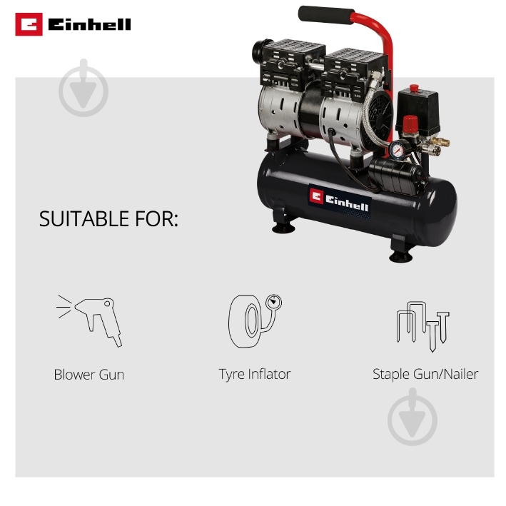 Компресор Einhell TE-AC 6 Silent 4020600 - фото 3