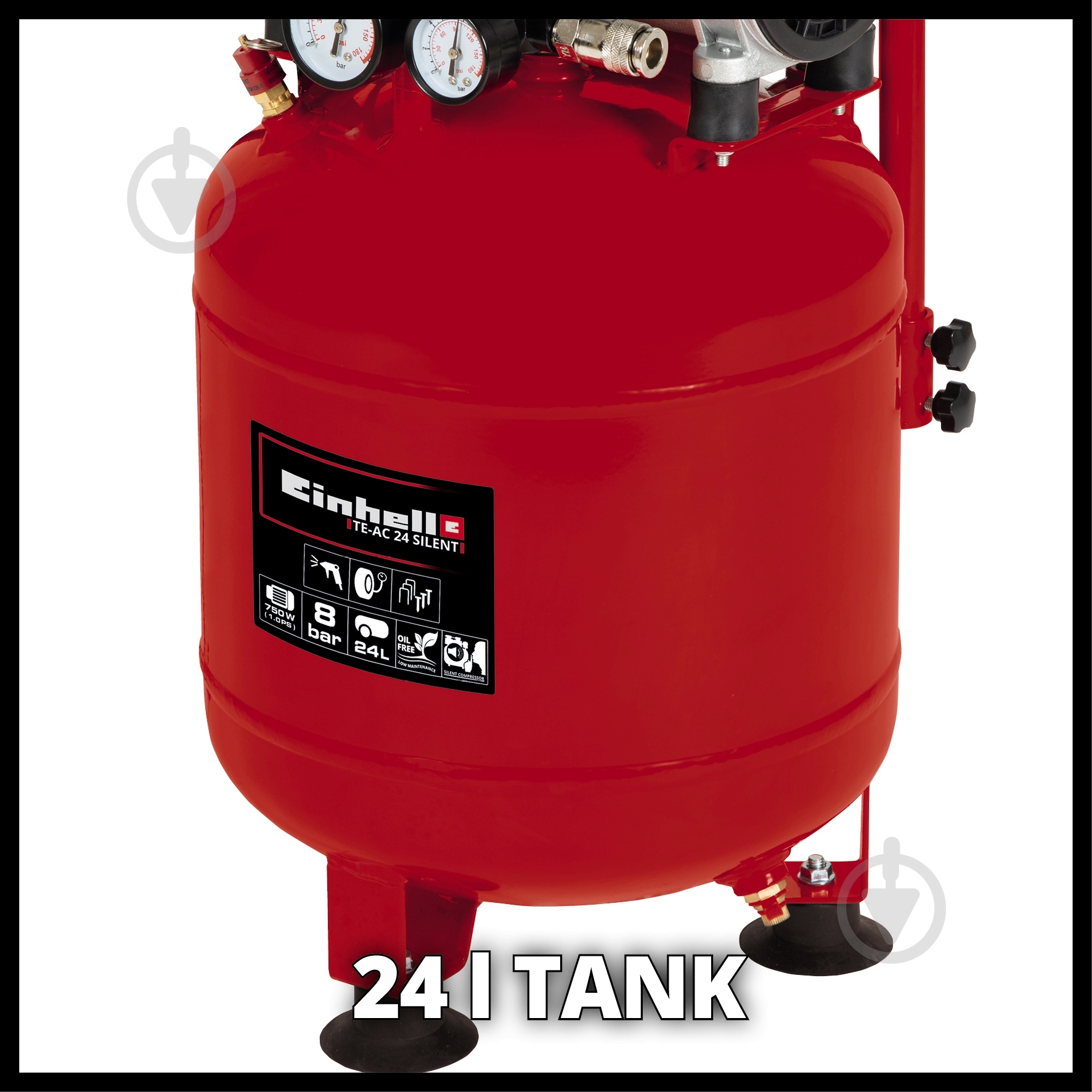 Компресор Einhell TE-AC 24 Silent 4020610 - фото 3