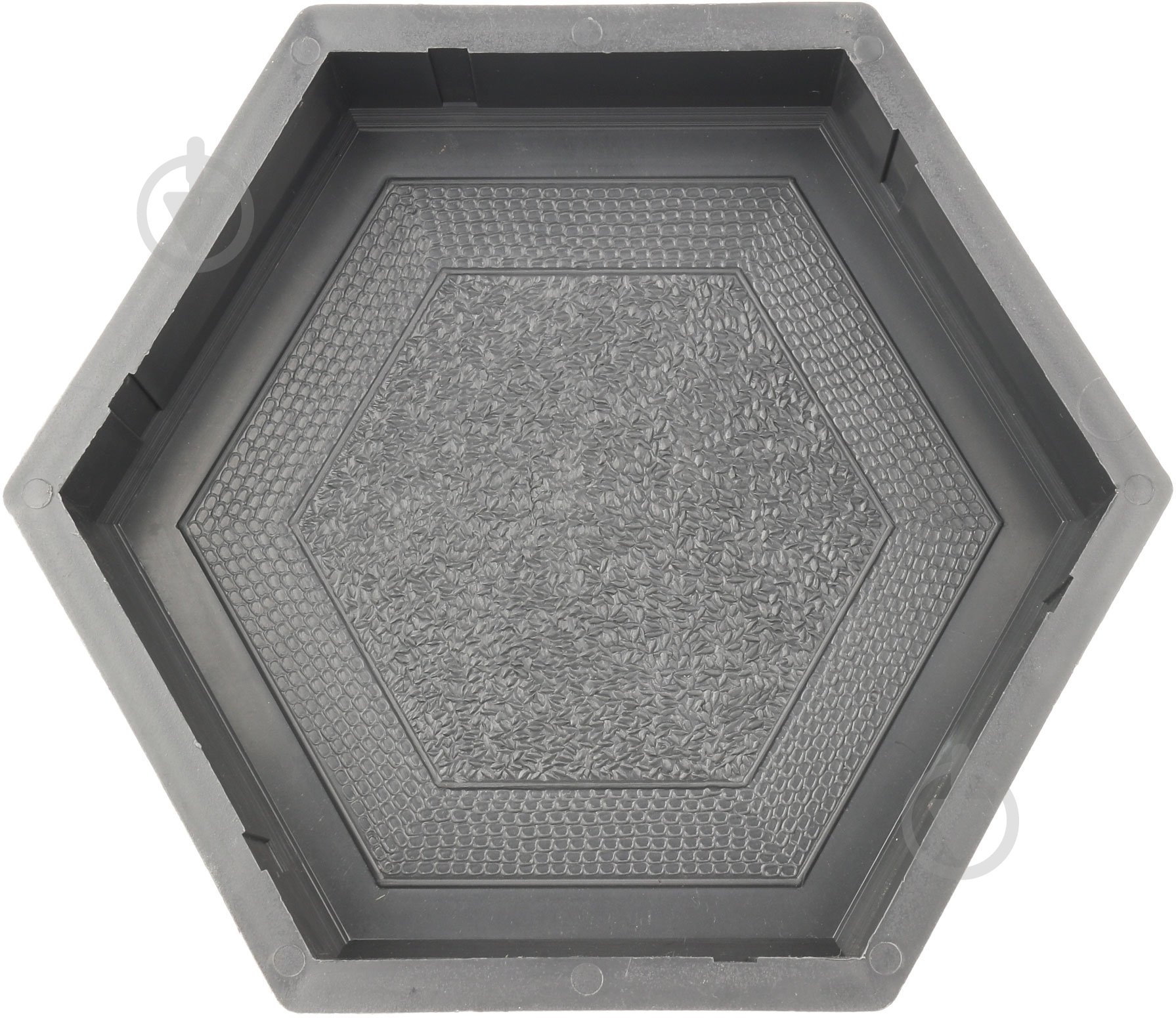 Форма Верес-2007 для тротуарної плитки h45 мм Шестигранник мозаїка - фото 2 Форма Верес-2007 для тротуарної плитки h45 мм Шестигранник мозаїка - фото 2