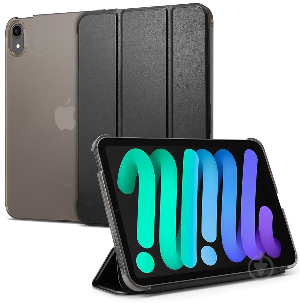 Чохол Spigen Apple iPad 10.2" black (ACS03763) Smart Fold - фото 2 Чохол Spigen Apple iPad 10.2" black (ACS03763) Smart Fold - фото 2