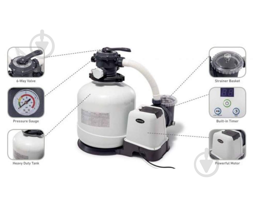 Фильтр-насос для бассейна Intex 26646 - фото 2