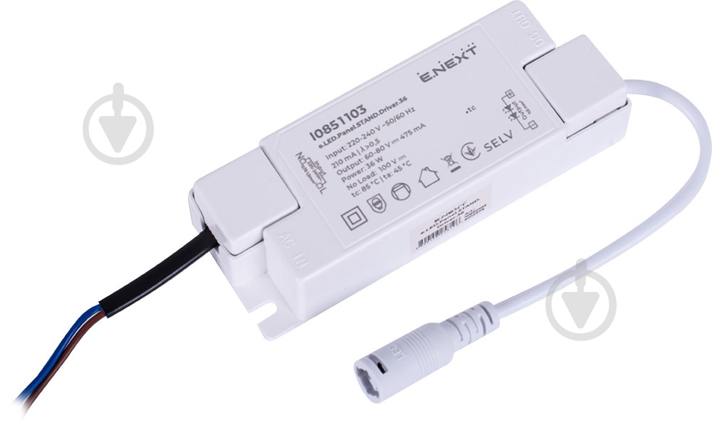 Коннектор E.NEXT e.LED.Panel.STAND.Driver.36 белый l0851103 - фото 1 Коннектор E.NEXT e.LED.Panel.STAND.Driver.36 белый l0851103 - фото 1