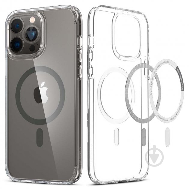 Накладка на корпус Spigen для Apple iPhone 13 Pro Max (ACS03211) graphite - фото 2
