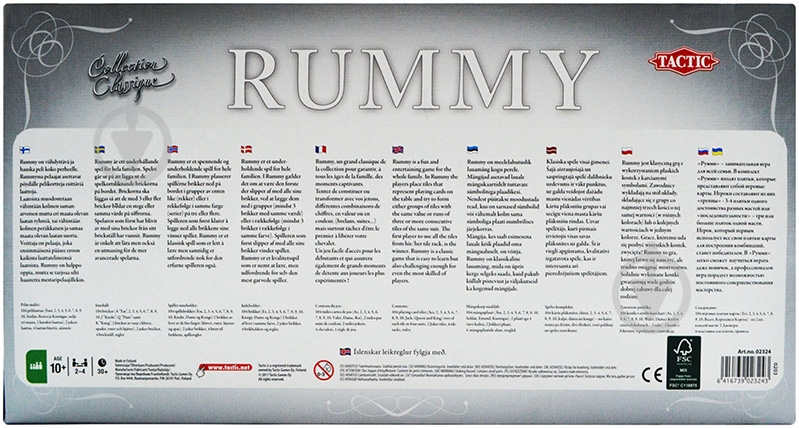 Игра настольная Tactic Румми Классик 02324 - фото 3